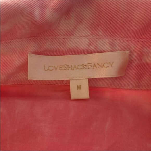 Loveshackfancy Pink Tie-Dye Quilted Jacket, M - Picture 12 of 13